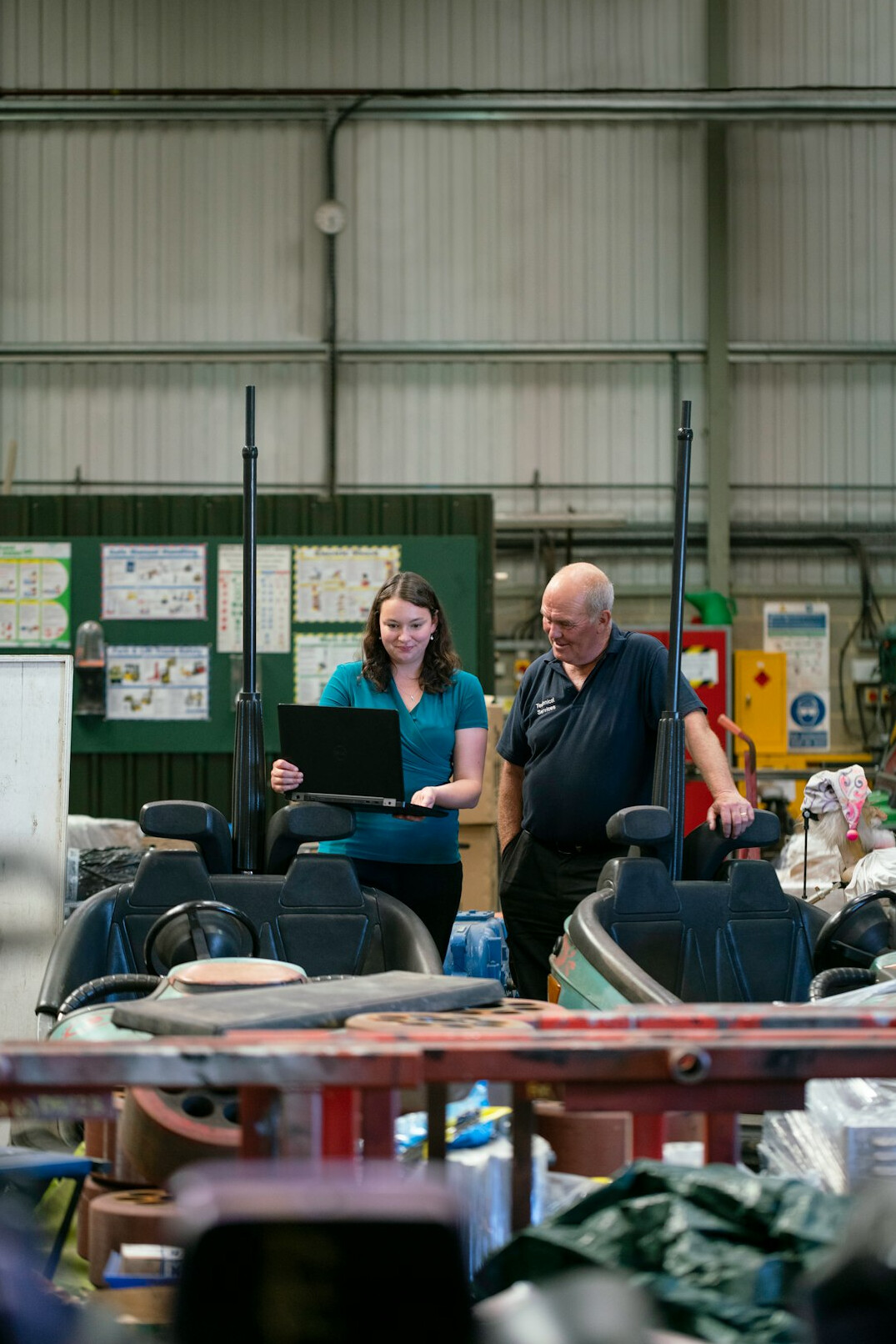 employees in workshop